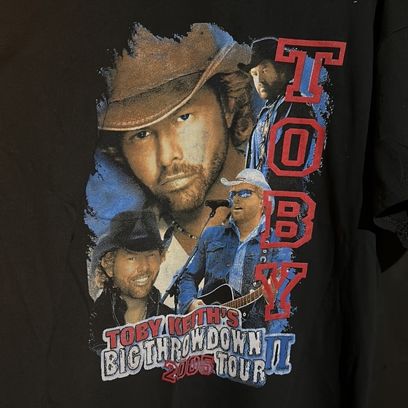Toby Keith 2005 Official Tour tee sz XXL - Picture 2 of 3